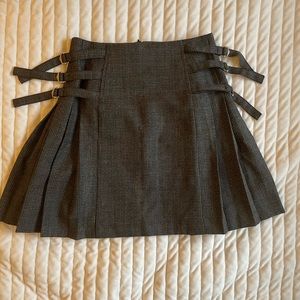Sandro Pleated Short Skirt
